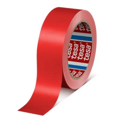 TESA 60404-00011-00 ruban d'étanchéité Adapté à une utilisation à l'intérieur 66 m Polyvinyl chloride (PVC) Rouge