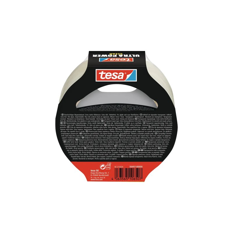 TESA Ultra Power Clear Suitable for indoor use Suitable for outdoor use 20 m Polyethylene Transparent