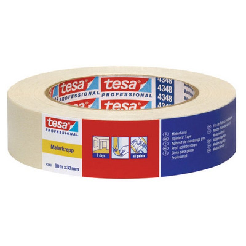 tesa Adhésif masquage papier pour peinture 4348,25 mm x 50 m