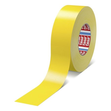 tesa Ruban toilé 4651 Premium, 50 mm x 50 m, jaune