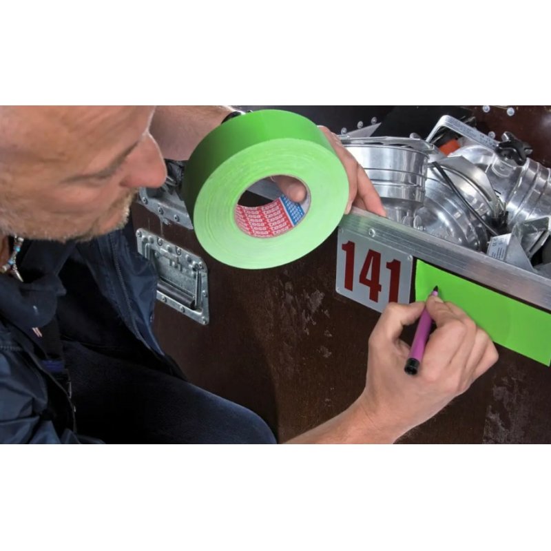 TESA 4651 Premium Adapté à une utilisation à l'intérieur 50 m Acrylique, Cellulose Jaune