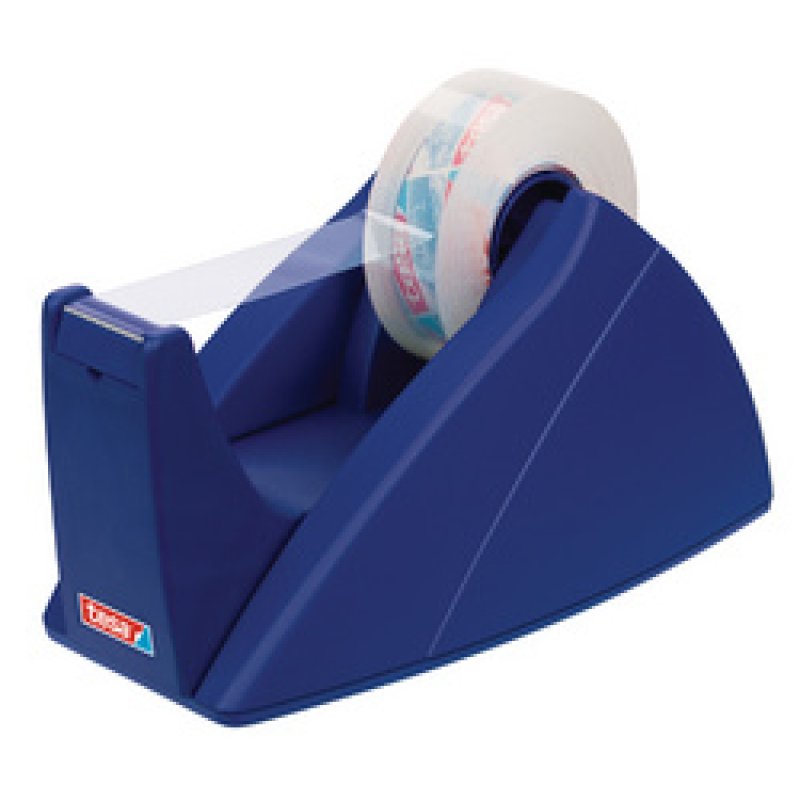 tesa Dévidoir de bureau Easy Cut, non équipé, bleu