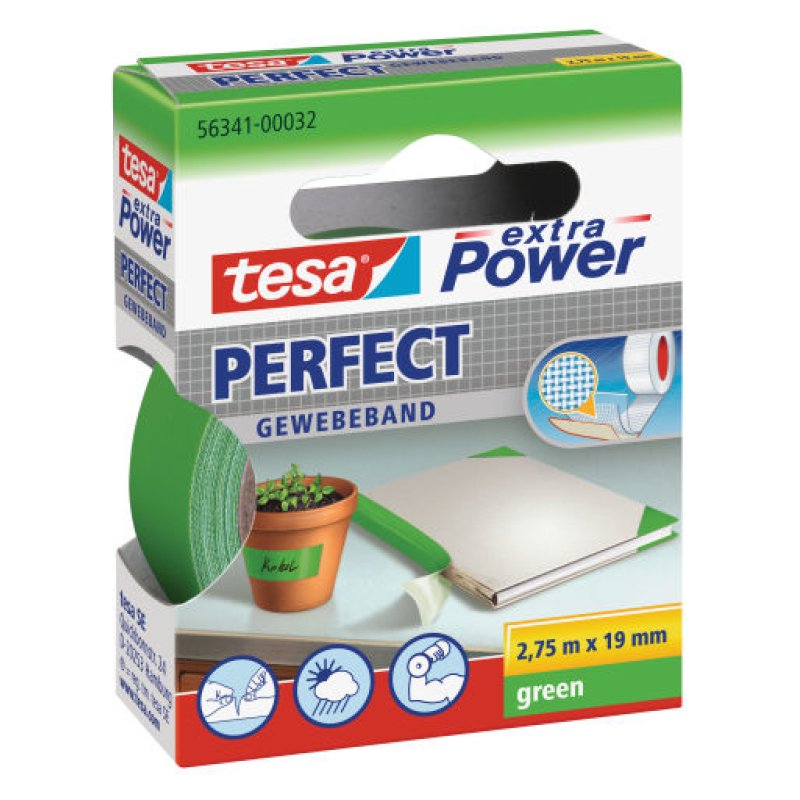 TESA Extra Power 19mmx2.75m 2,75 m Vert 1 pièce(s)