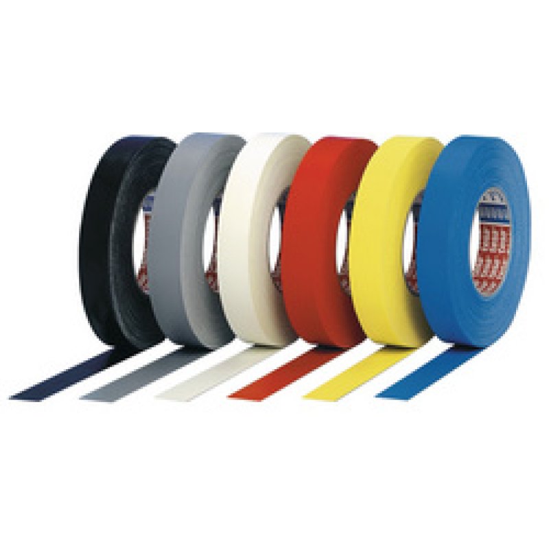 tesa Ruban adhésif toilé, 38 mm x 2,75 m, jaune