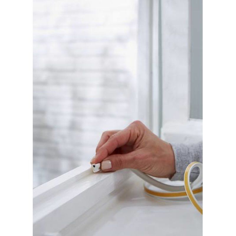 TESA tesamoll 6 m Window Seal rubber Self-adhesive White
