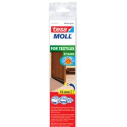 tesa Moll STANDARD Isolation bas de porte, blanc,43 mm x 1 m
