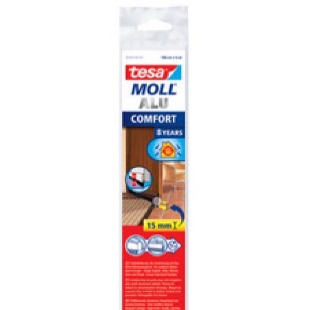 tesa Moll COMFORT Isolation bas de porte, 40 mm x 1 m, blanc