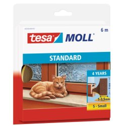 tesa Moll STANDARD Calfeutrage mousse, autoadhésif,9 mm x 6m
