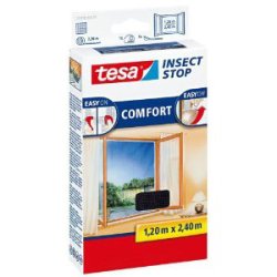 tesa Moustiquaire COMFORT pour les fenêtres, anthracite