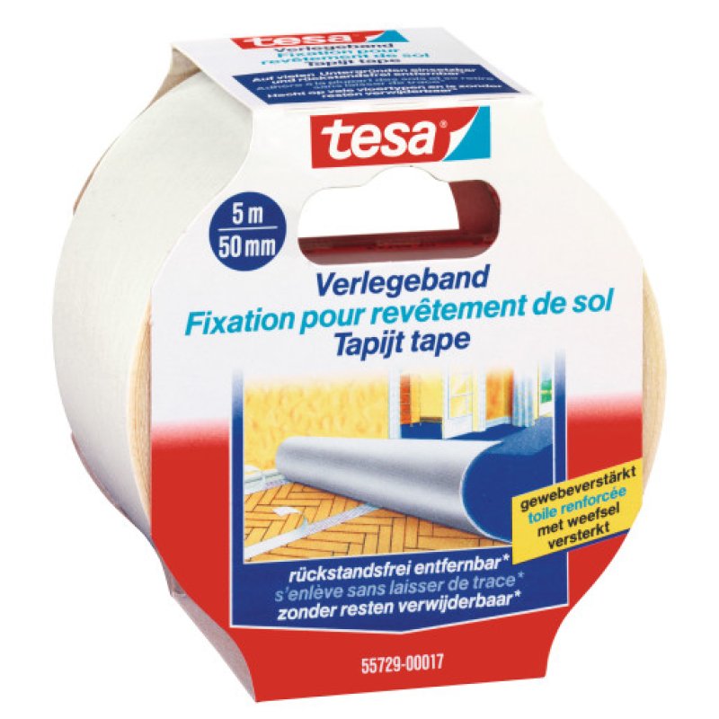 TESA 55729 duct tape Suitable for indoor use 5 m PVC White