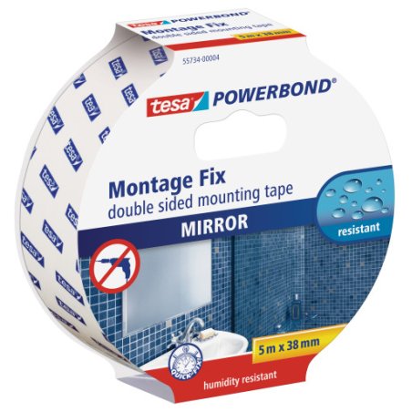 tesa Adhésif double face de montage Powerbond pour miroir