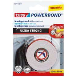 TESA Fixer Objets Xtrême - fixation ultra forte