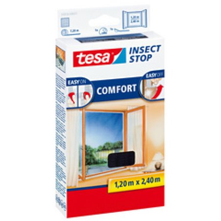 tesa Moustiquaire COMFORT pour les fenêtres, blanc