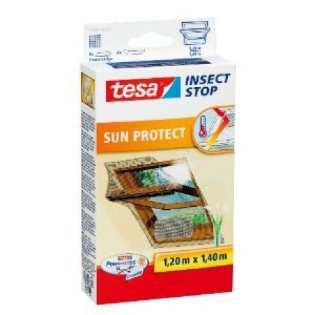 TESA Insect Stop Sun Protect mosquito net Window Silver