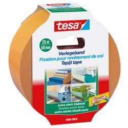 TESA Ruban de pose pour moquettes adhésivité extra forte