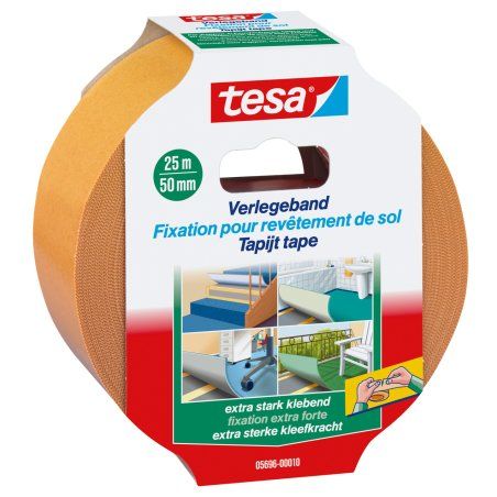 tesa Adhésif extra fort pour revêtement de sol, 50 mm x 25 m