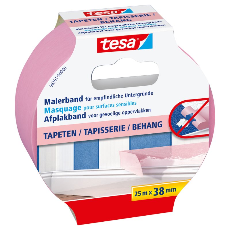 tesa Masquage pour contours très précis Precision,38mm x 25m