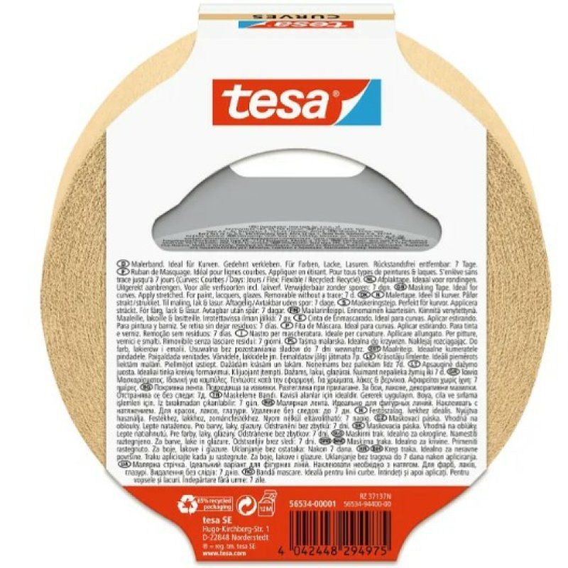 TESA 565340000102 25 m Painters masking tape Suitable for indoor use Brown