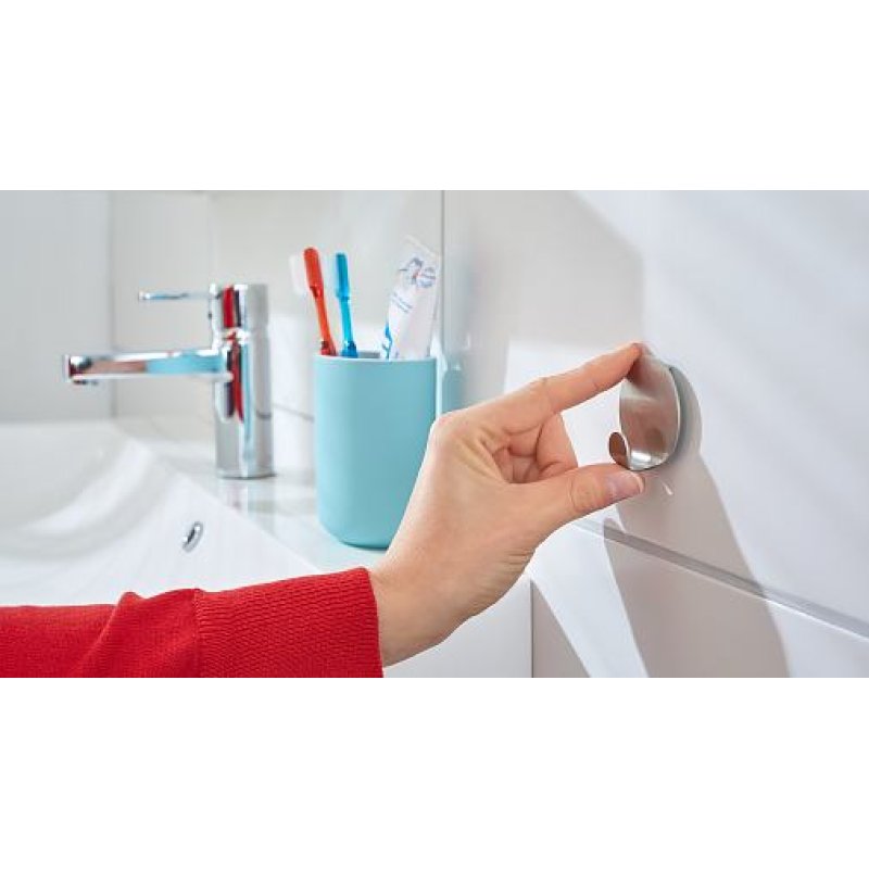 TESA 57044-00000 home storage hook Indoor Towel hook Metallic 2 pc(s)