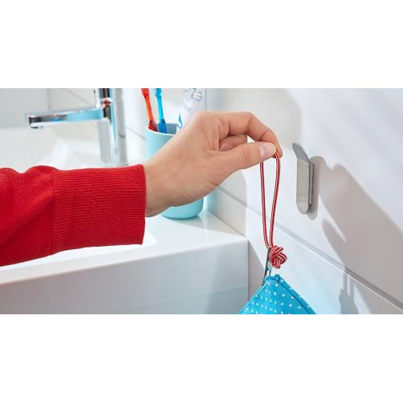 TESA 57045-00000 home storage hook Indoor Towel hook Metallic 2 pc(s)