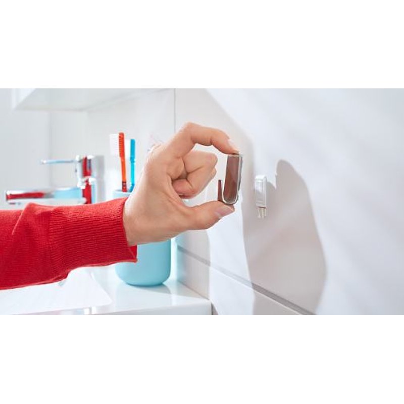 TESA 57066-00000 home storage hook Indoor Towel hook Metallic 2 pc(s)