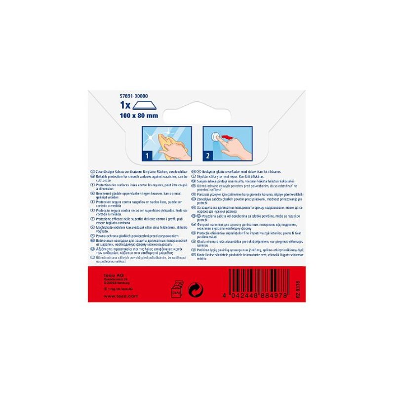 TESA Protect furniture floor protector pad 1 pc(s) Rectangular