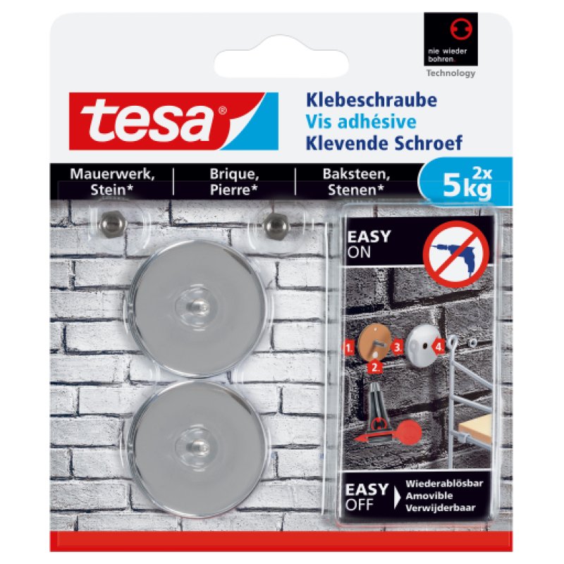 TESA 77906-00000 home storage hook Indoor & outdoor Universal hook 2 pc(s)