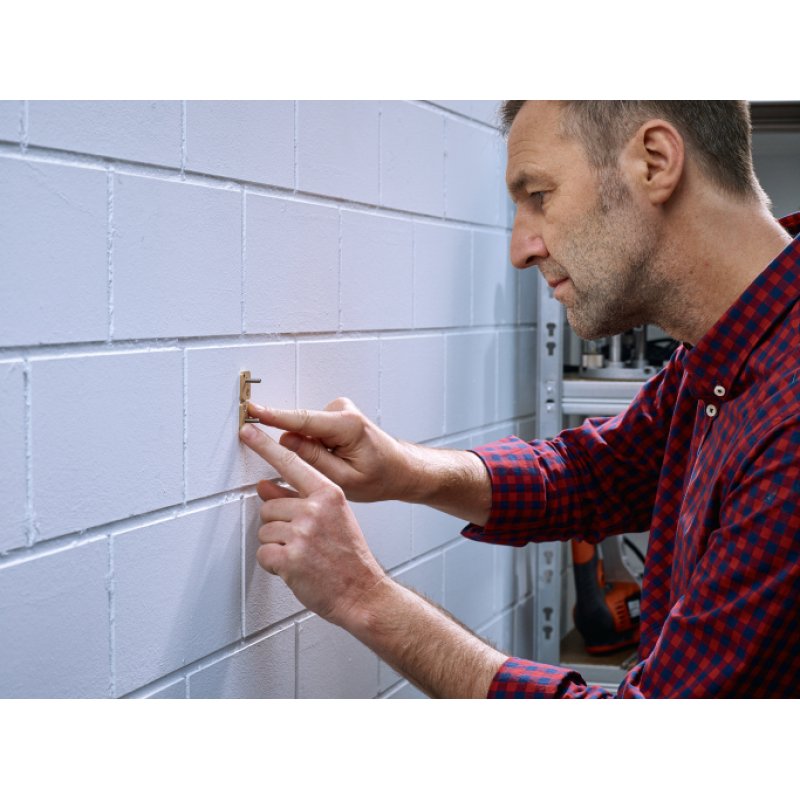 tesa Vis adhésive pour brique, rectangulaire, 2,5 kg