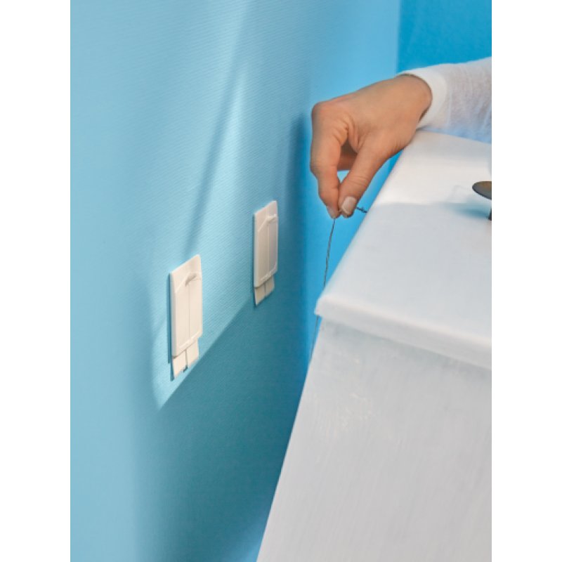 TESA 77776-00000 home storage hook Indoor Universal hook White 2 pc(s)