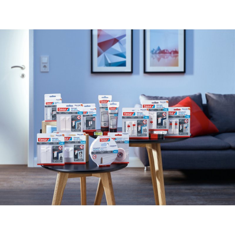 TESA 77776-00000 home storage hook Indoor Universal hook White 2 pc(s)