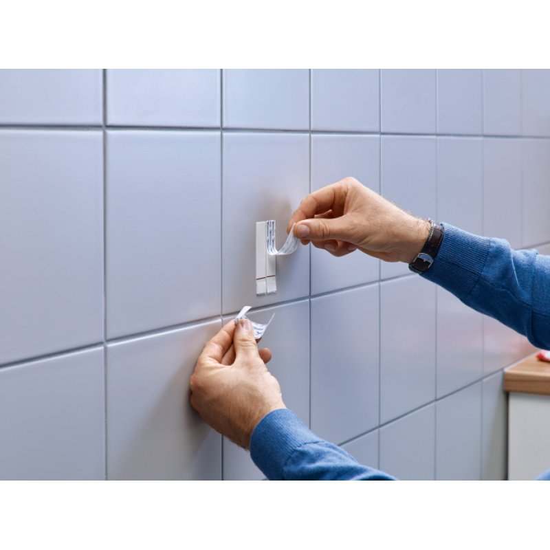 tesa Powerstrips Clou adhésif pour carrelage et métal, 4,0