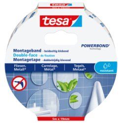 TESA 77745-00000 étiquette et ruban adhésif de fixation 5 m Adhésif double-face