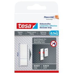 TESA Languettes adhésives pour papier peint & plâtre 0.5kg