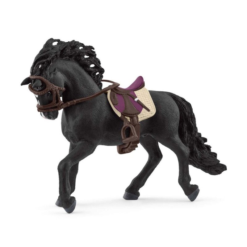 Schleich HORSE CL. Pura Raza Esp. Hengst m. Sattel u. Zaumz.