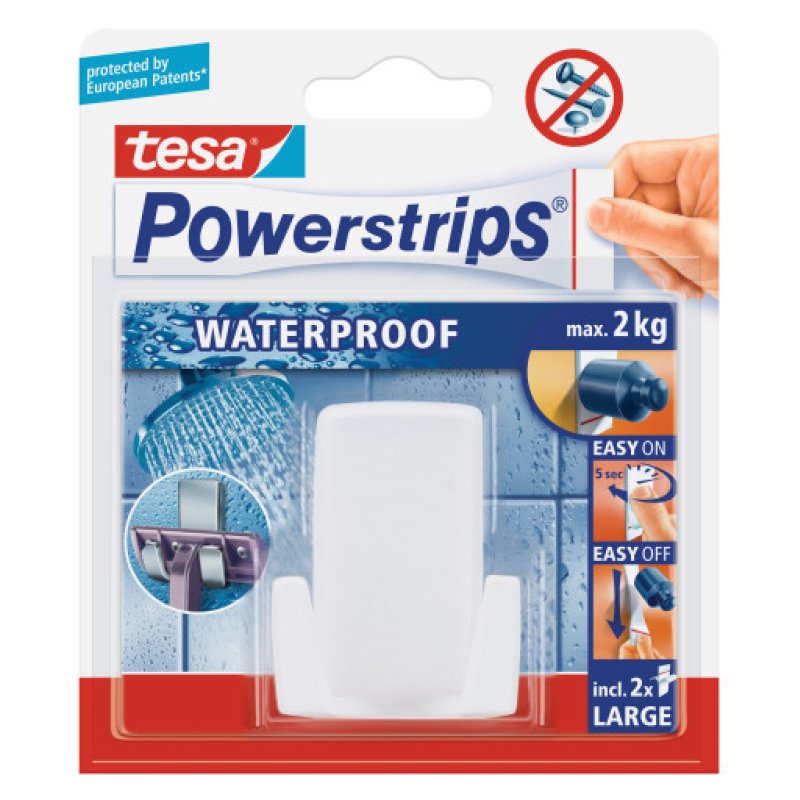 TESA 59703-00000 home storage hook White 1 pc(s)