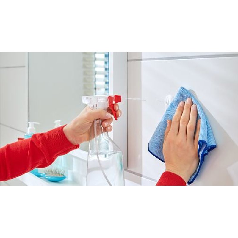 tesa Powerstrips Pastille adhésive SMALL WATERPROOF, blanc