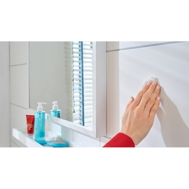 tesa Powerstrips Pastille adhésive SMALL WATERPROOF, blanc