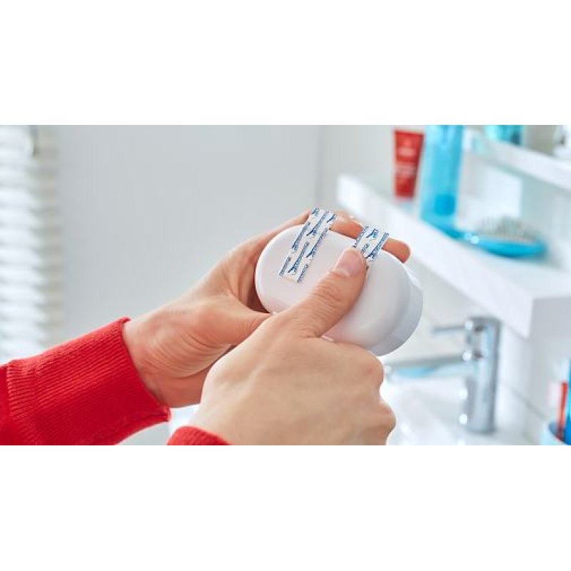 tesa Powerstrips Pastille adhésive SMALL WATERPROOF, blanc