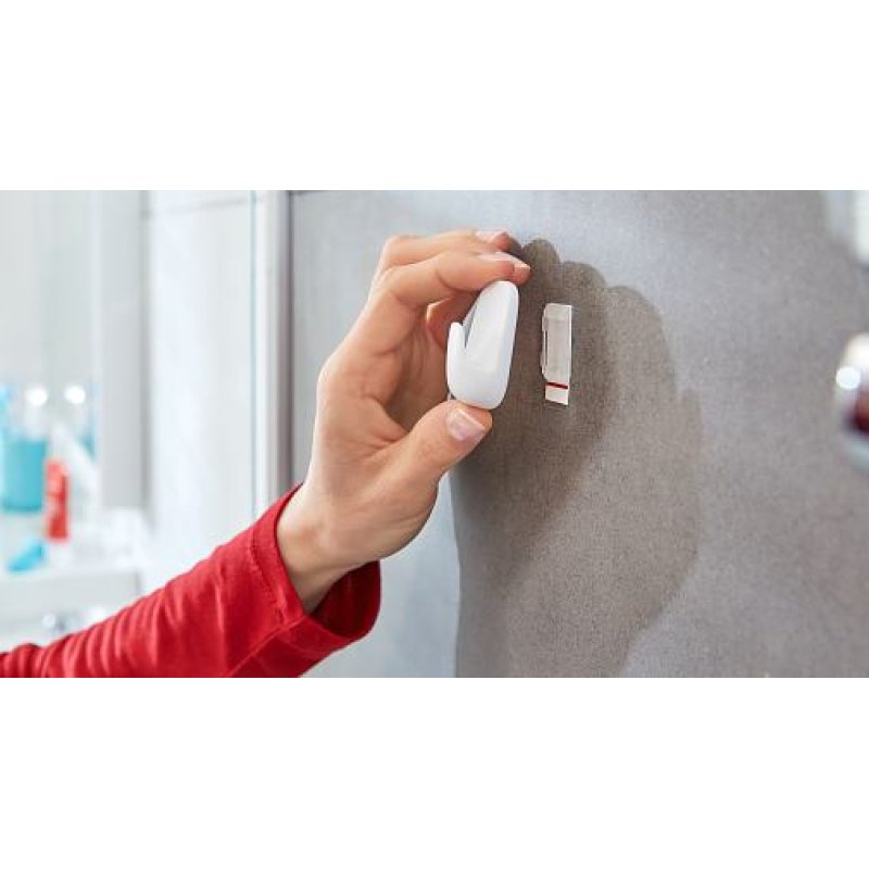 TESA 59782-00000 home storage hook Indoor Towel hook White 3 pc(s)