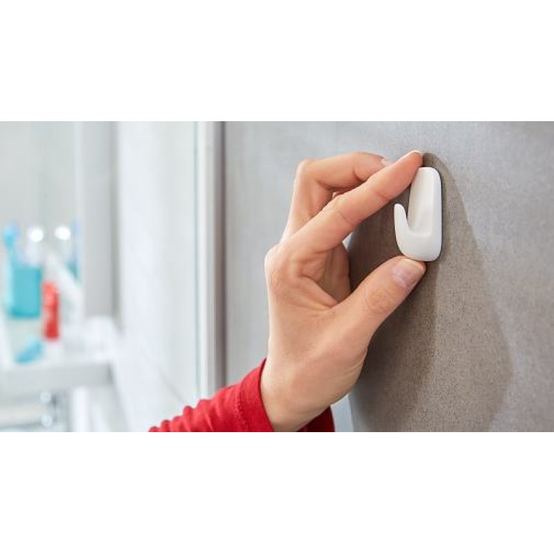 TESA 59782-00000 home storage hook Indoor Towel hook White 3 pc(s)