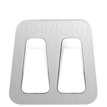 tesa Powerstrips Crochet Duo WATERPROOF, métal/plastique