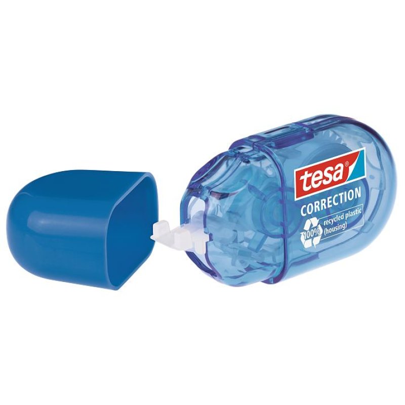 tesa ecoLogo Mini roller de correction jetable, 5 mm x 6 m
