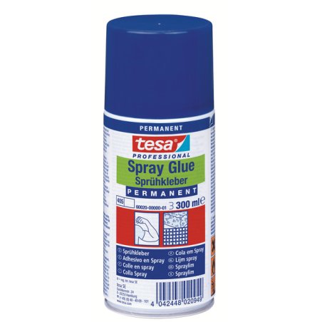 tesa Colle en spray PERMAMENT, 300 ml, couleur: beige