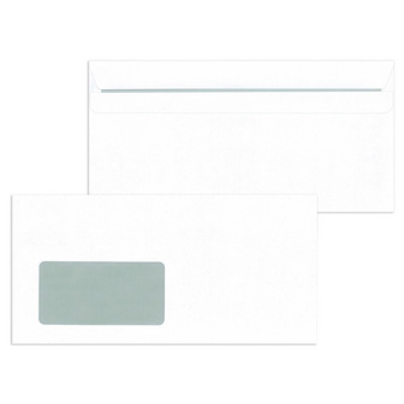 MAILmedia Briefumschläge C6 selbstklebend, mit Fenster