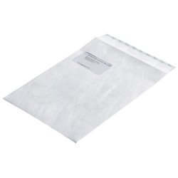 Tyvek Pochettes d'expédition C5, avec fenêtre, 55 g/m2,blanc