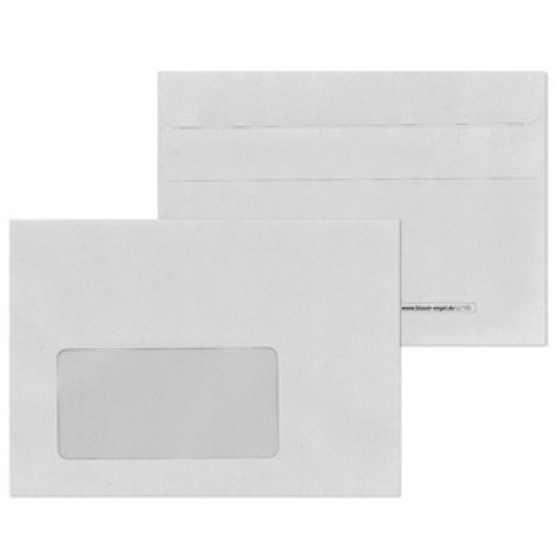 MAILmedia Enveloppes C6 autocollantes, sans fenêtre