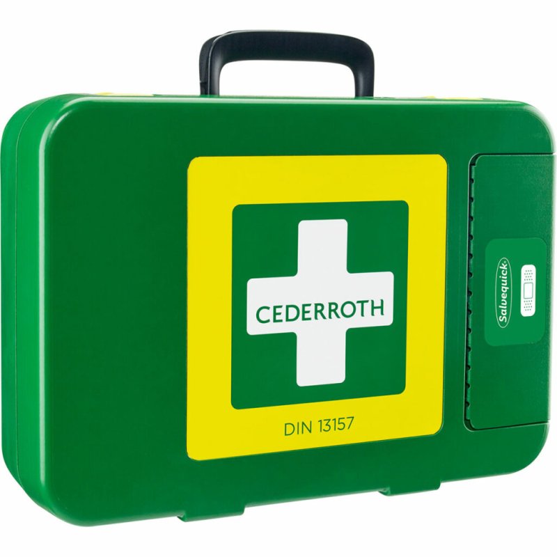 CEDERROTH Valise de premiers secours, contenu DIN 13157