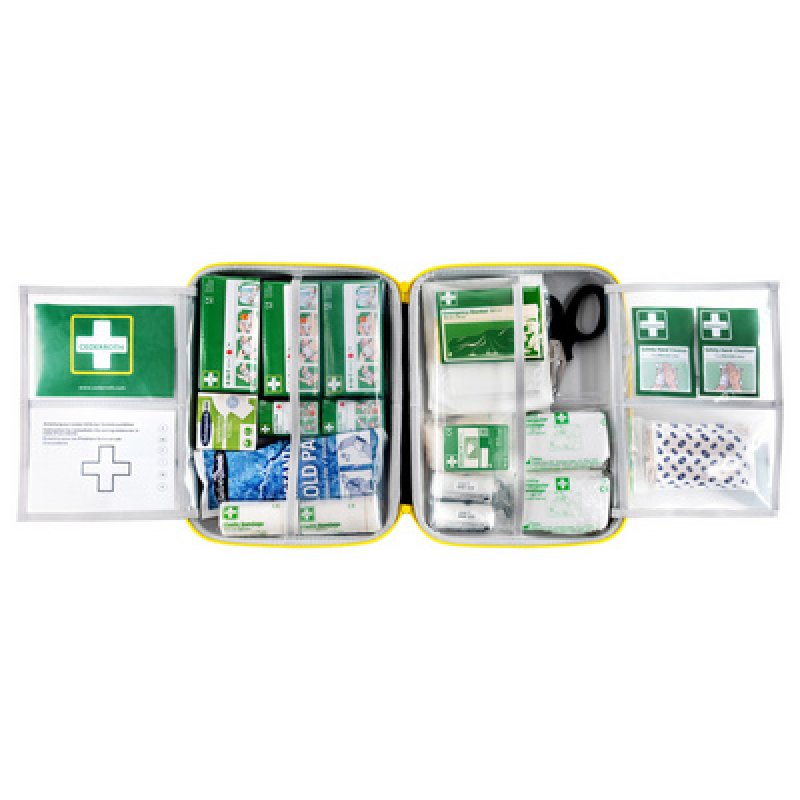 CEDERROTH Kit de premiers secours DIN 13157, mallette