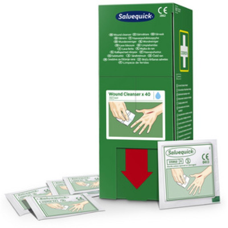 CEDERROTH Salvequick Lingettes nettoyantes, pack de 40