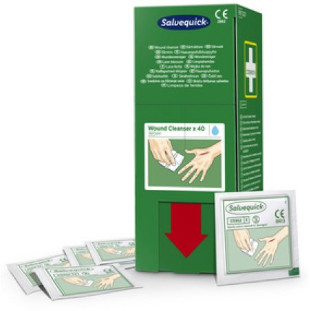 CEDERROTH Salvequick Lingettes nettoyantes, pack de 40
